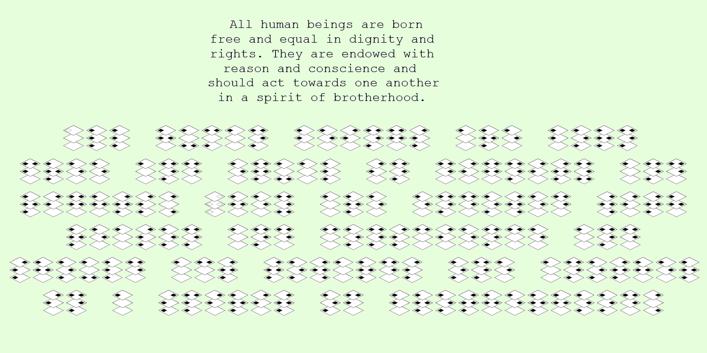 Stack Braille